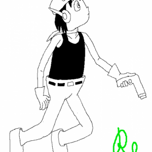 I am proud of this one up until the pants and right glove and you shan't take that from me