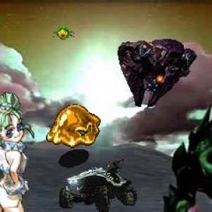 Nico Southey & my green Sangheili/Elite prepare to encounter what's ahead.