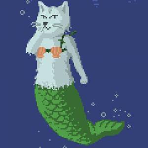 This may be either the best or worst thing Noxid's ever done. I'm going with the best, because I can't think of that many things he's had sex with.

It's Pixel.