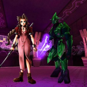 This pic was finished on Aeris's (Or, if you'd rather have me call her by her original name, Aerith's) Birthday back in 2006, and precisely 3 years later, it shows up on the Internet to be viewed by all.