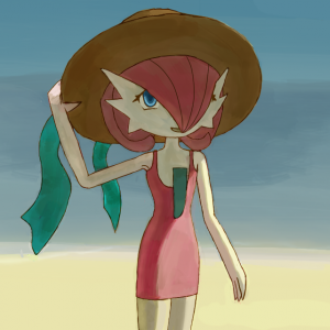 Pink at the Beach