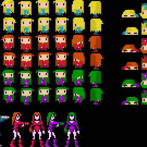 Zero Suit Samus Sprites