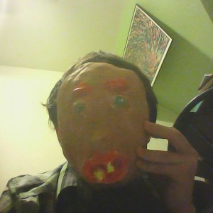 This is the ugly mask. It's ugly.