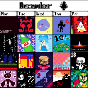 Chef's Ridiculously Late 2015 Pixel Art Advent Calender