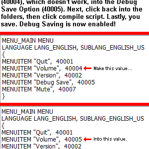Debug Save Tutorial