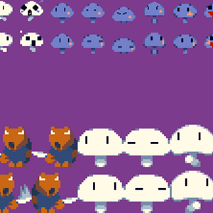 Cs double resolution first cave enemies(unfinished)