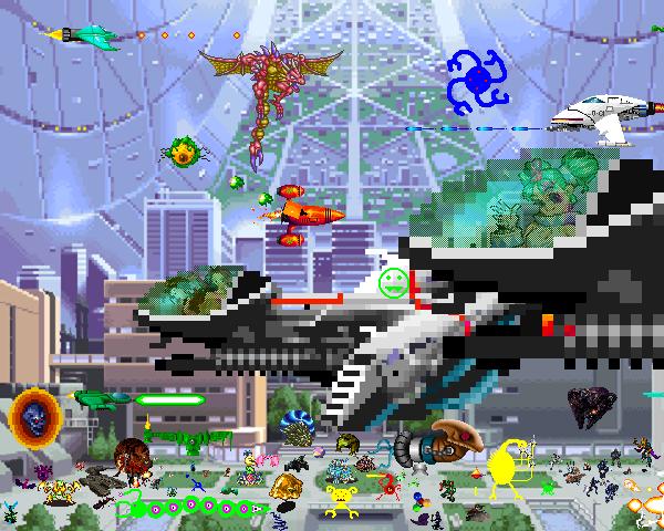 An all out war breaks loose on the forgotten 8th Halo ring (Hence why I've dubbed the scene 'Theta Halo', even though the background's actually from Gundam Wing Endless Duel).