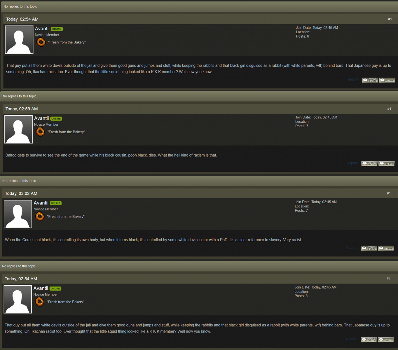 Avantii's Deleted Threads
