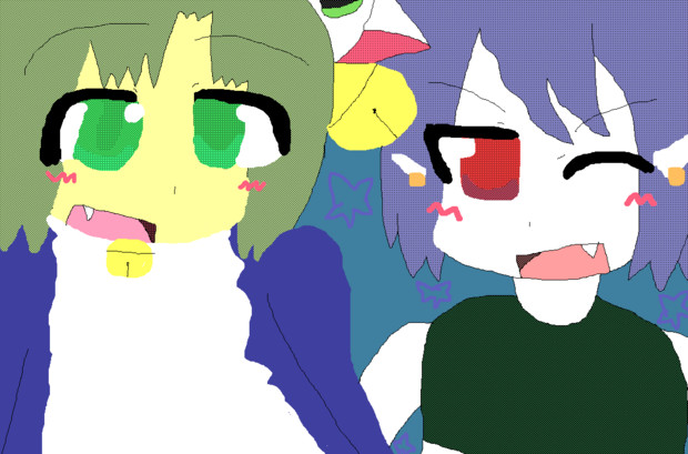 dejiko&misery(digicharat×cavestory)